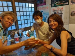 さっそく乾杯!
